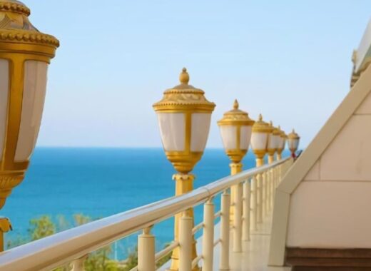 Balkonlu aile odası, deniz manzarası | Hotel Emirhan Palace