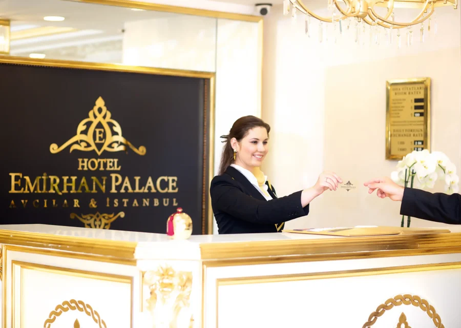 Lobi ve resepsiyon | Hotel Emirhan Palace