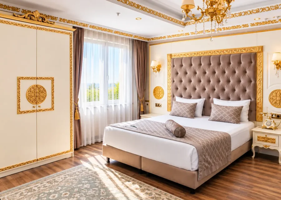 Delüks üç kişilik oda | Hotel Emirhan Palace